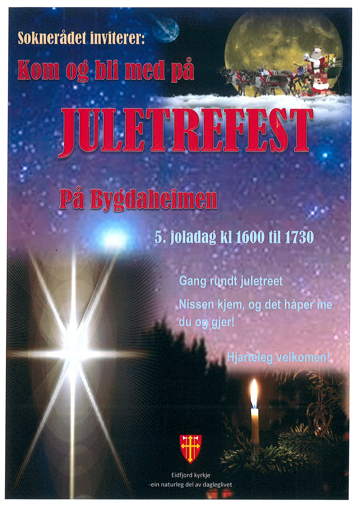 Plakat juletrefest